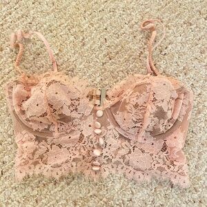 For Love and Lemons Faye Lace Underwire Bra